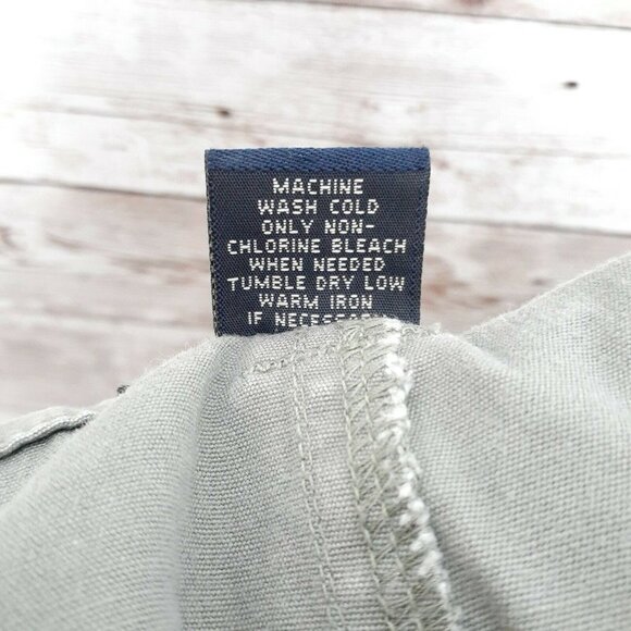 Sonoma Cargo Capri Pant Sz 16 Green 606 - Picture 4 of 4